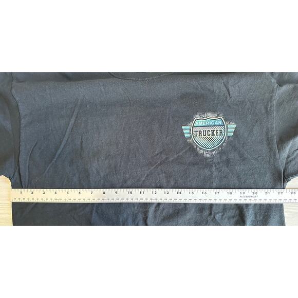 American Trucker Keeping America Moving Semi Eagle Graphic T-Shirt Adult Size XL - Picture 5 of 5